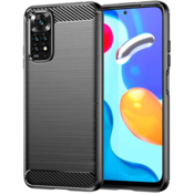 Silikonski ovitek za Xiaomi Redmi Note 11 Pro/11 Pro Plus - mat carbon črn