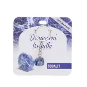 Obesek za ključe Sodalit Želje - poldragi kamen