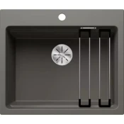BLANCO sudopera etagon 6 silgranit vulkan siva prb in ( 527259 )