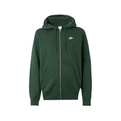 Nike Sportswear Jopa na zadrgo CLUB zelena