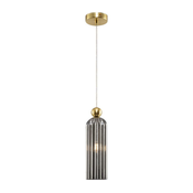 Maytoni MOD302PL-01GR - Luster na sajli ANTIC 1xE14/40W/230V zlatna/siva