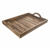Servirni lesen pladenj 30.5x40.5 cm Mango – Orion