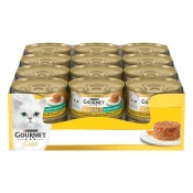 Gourmet Gold Savoury Cake hrana za muce, koščki piščanca, 24x85g