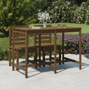 vidaXL Vrtni stol boja meda 159,5 x 82,5 x 110 cm od masivne borovine