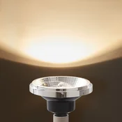 Arcchio LED-žarnica GU10 ES111, 11 W, 3.000 K, z možnostjo zatemnitve do tople - Aluminij