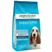 ARDEN GRANGE Puppy/Junior rich in fresh chicken, 12 kg