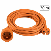 home Produžni strujni kabl 1 uticnica, 30m, H05VV-F, orange - NV 4-30/OR/1,5