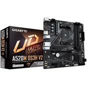GIGABYTE AMD AM4 A520M DS3H V2 1.0 Maticna ploca