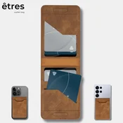 Slim univerzalni magnetni etui za kartice/etres/Deux/brown