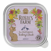 Ekonomicno pakiranje Rosies Farm Adult 32 x 100 g - puretina i pacetina