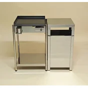 Plinski žar P450 PRO z nogami in polico spodaj, posoda + inox box za jeklenko - Furlan