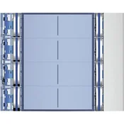 352181 POKROVNI MODUL ZA 8 KLJUČEV NOVA KROGLA VSE KOVINA LE352181