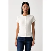 Levis kratka ženska majica z modalom RORY BUTTON THROUGH SS