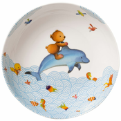 Villeroy & Boch Otroški globok krožnik HAPPY AS A BEAR