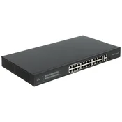 Uniview NSW3000-24T1GT1GC-POE-IN 24-portni PoE omrežni stikalo z uplink vrati