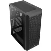 Aerocool Beam-G-BK-v1 Midi-Tower, Tempered Glass - schwarz ACCM-PV37013.11