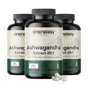 3x Ašvaganda 500 mg – izvleček 25:1, skupaj 720 kapsul
