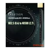 Marumi filter 67 mm Creation Vari ND2.5-ND500 Basic