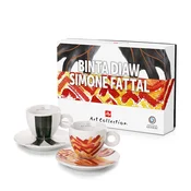 Illy Art Collection 2024 GENESI (Binta Diaw, Simone Fattal) skodelice za espresso s krožniki 2 x 60 ml