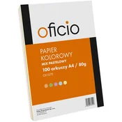 shumee Papir A4 MIX pastelnih barv 100 kosov.