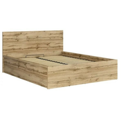 Postelja Tetrix B - 160x200 cm - wotan hrast