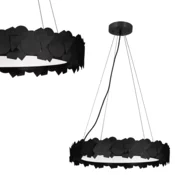 LED luster na sajli SOHO LED/24W/230V crna