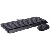 A4-F1512 A4Tech tastatura YU-LAYOUT + mis USB, Black