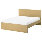 STORKLINTA Posteljni okvir, imitacija hrasta/Lönset, 140x200 cm