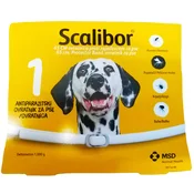 SCALIBOR (MSD) ogrlica za pse protiv buha, krpelja, papataca, komaraca - 65 cm