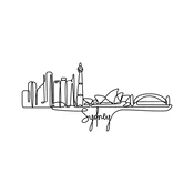 Wallity Zidna dekoracija Sydney, 120x52cm, Crna