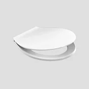 56 A06 01 0099: WC deska SANIT CITY, Termoplast, kovinski tečaji, alpsko bela