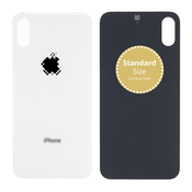 Apple iPhone XS - steklo zadnjega ohišja (srebrna)