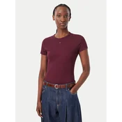 Tommy Jeans Majica EssentialDW0DW17383 Vijolična Slim Fit