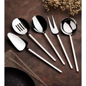 Hermia Servisni set, 5 komada, Srebrne boje