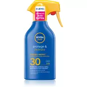 NIVEA SUN Protect & Moisture pršilo za sončenje z vlažilnim učinkom SPF 30 250 ml