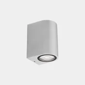 LEDS-C4 Zunanja stenska svetilka Eko Single, bela, širina 7 cm, aluminij - Sodobni