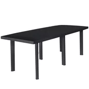vidaXL Vrtni stol antracit boje 216 x 90 x 72 cm plastični