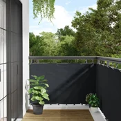 Vidaxl vidaXL Balkonska pregrada, antracitna, 90x300 cm, blago Oxford