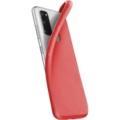 Ovitek CELLULALRINE za Galaxy A21S, Chroma guma, rdeč