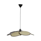 Cottex 8200130-4000 - Luster na sajli WINF 1xE27/8W/230V bež/crna