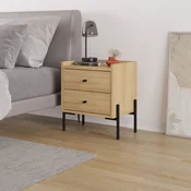 Hanah Home Nocni stocic, 44.9x52x35cm, Bež