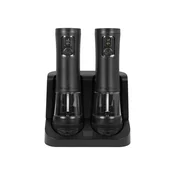 Električni mlinček za sol in poper BLOW SP-03, komplet 2 kos, polnilni, z LED zaslonom, USB-C 44-589-