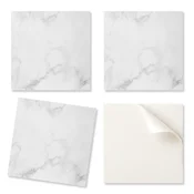 shumee Paket vinilnih ploščic z vzorcem marmorja za spalnico 4x50x50 cm
