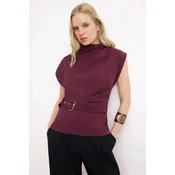 Trendyol Milla Ženska bluza, Braon