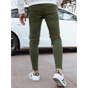 Mens Green Denim Dstreet Pants