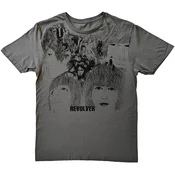 The Beatles Revolver Charcoal Grey L Majica