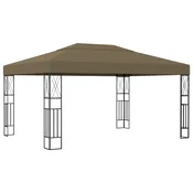 Vidaxl Paviljon 3x4 m taupe blago