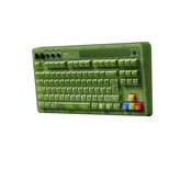 8BitDo Retro mehanska tipkovnica Xbox Edition z UK razporeditvijo tipk zelene barve