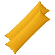 Vidaxl Prevleka za blazino 2 kos HOUTEN Svetlo rumena 40 x 145 cm