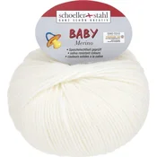 Schoeller + Stahl Baby Merino 93429-3901 White Pletilna preja